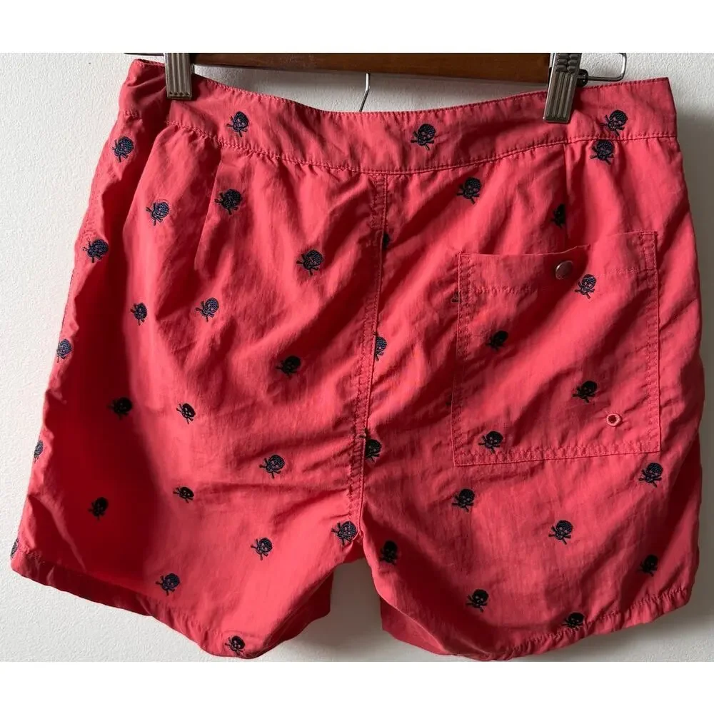 John Varvatos skull swim trunks men's size 32
